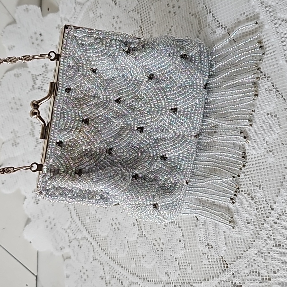 Beaded Cross Body Evening Bag
